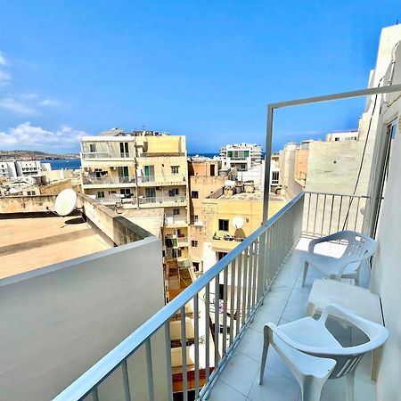 Spacious 2Br Penthouse With A Large Front-Terrace - Close To Bugibba Perched Beach เซนต์พอลส์เบย์ ภายนอก รูปภาพ
